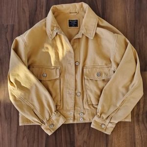 NWOT - Yellow - ABERCOMBIE & FITCH - Denim Jacket